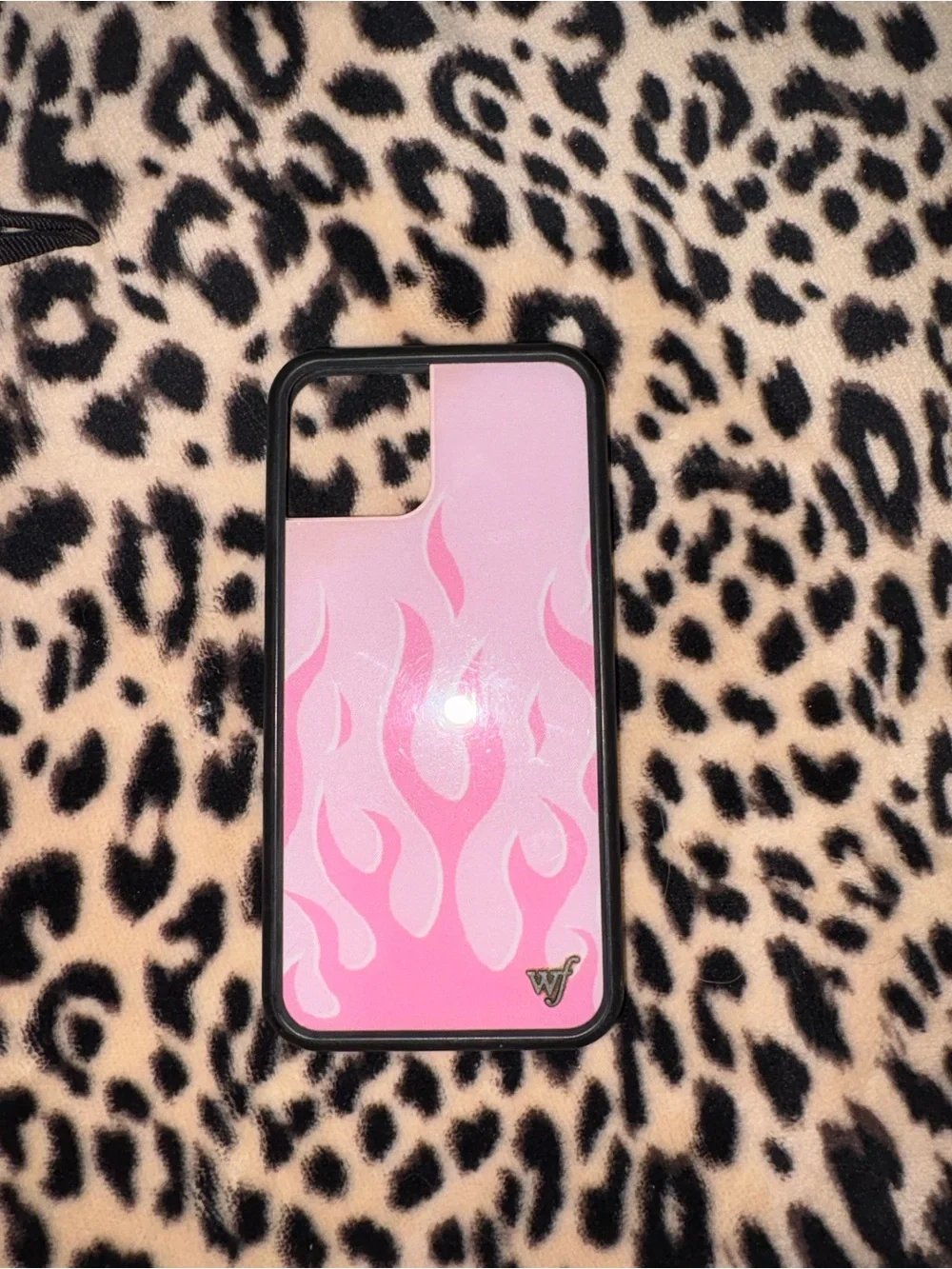 Pink Flame Pattern Phone 12 Case - Wildflower Cases